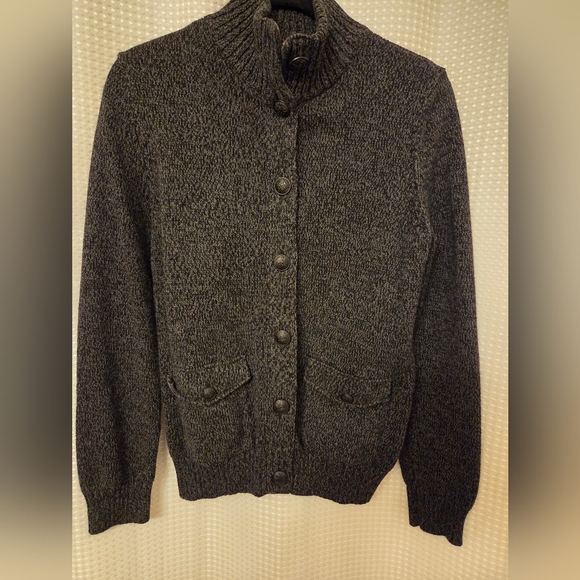 Lauren Jeans Co. LRL Sweaters - Lauren Ralph Lauren charcoal heathered cotton sweater